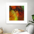 Woman Revelation I by Jean-François Dupuis on GIANT ART - orange figurative woman