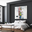 Encré (Détail 1) by Sylvie Cloutier on GIANT ART - blue abstract