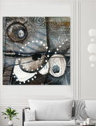 Irrégularité de l'écorce (Détail 1) by Sylvie Cloutier on GIANT ART - grey abstract