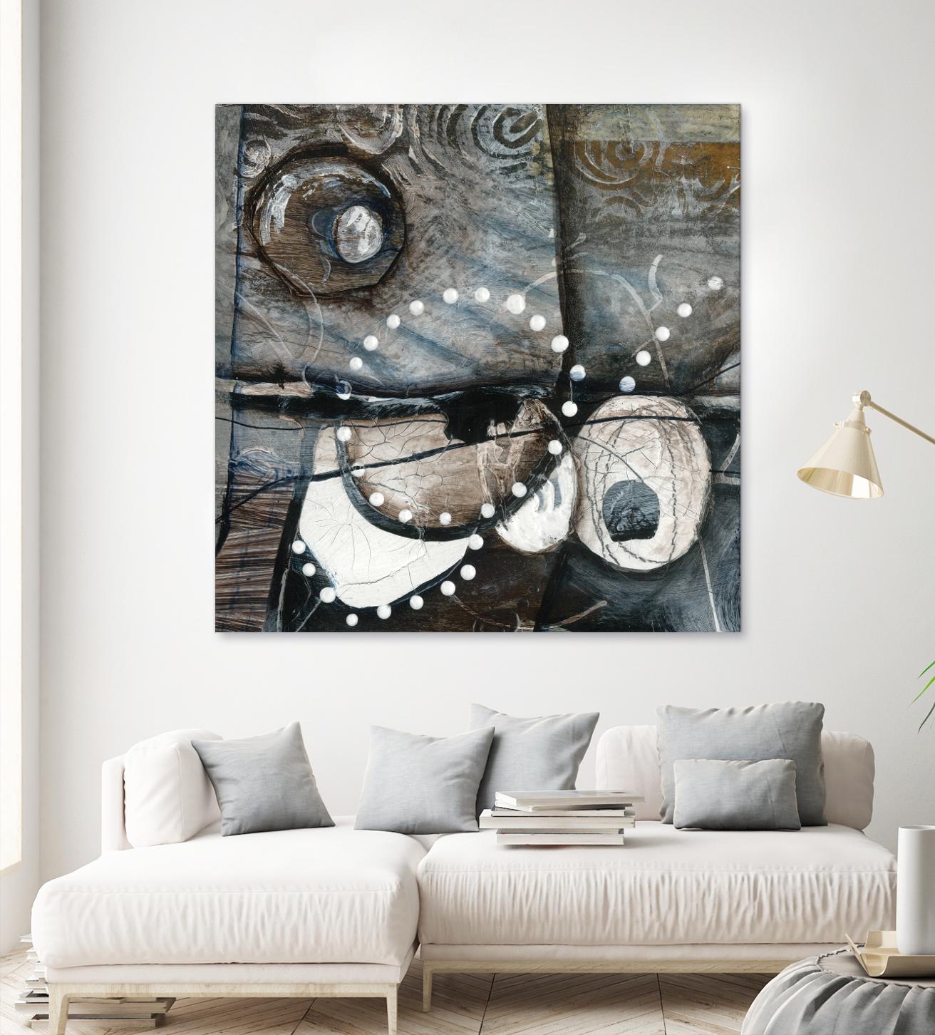 Irrégularité de l'écorce (Détail 1) by Sylvie Cloutier on GIANT ART - grey abstract