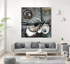 Irrégularité de l'écorce (Détail 1) by Sylvie Cloutier on GIANT ART - grey abstract