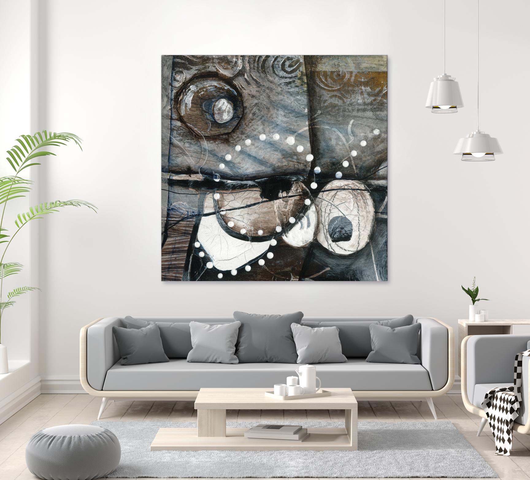 Irrégularité de l'écorce (Détail 1) by Sylvie Cloutier on GIANT ART - grey abstract