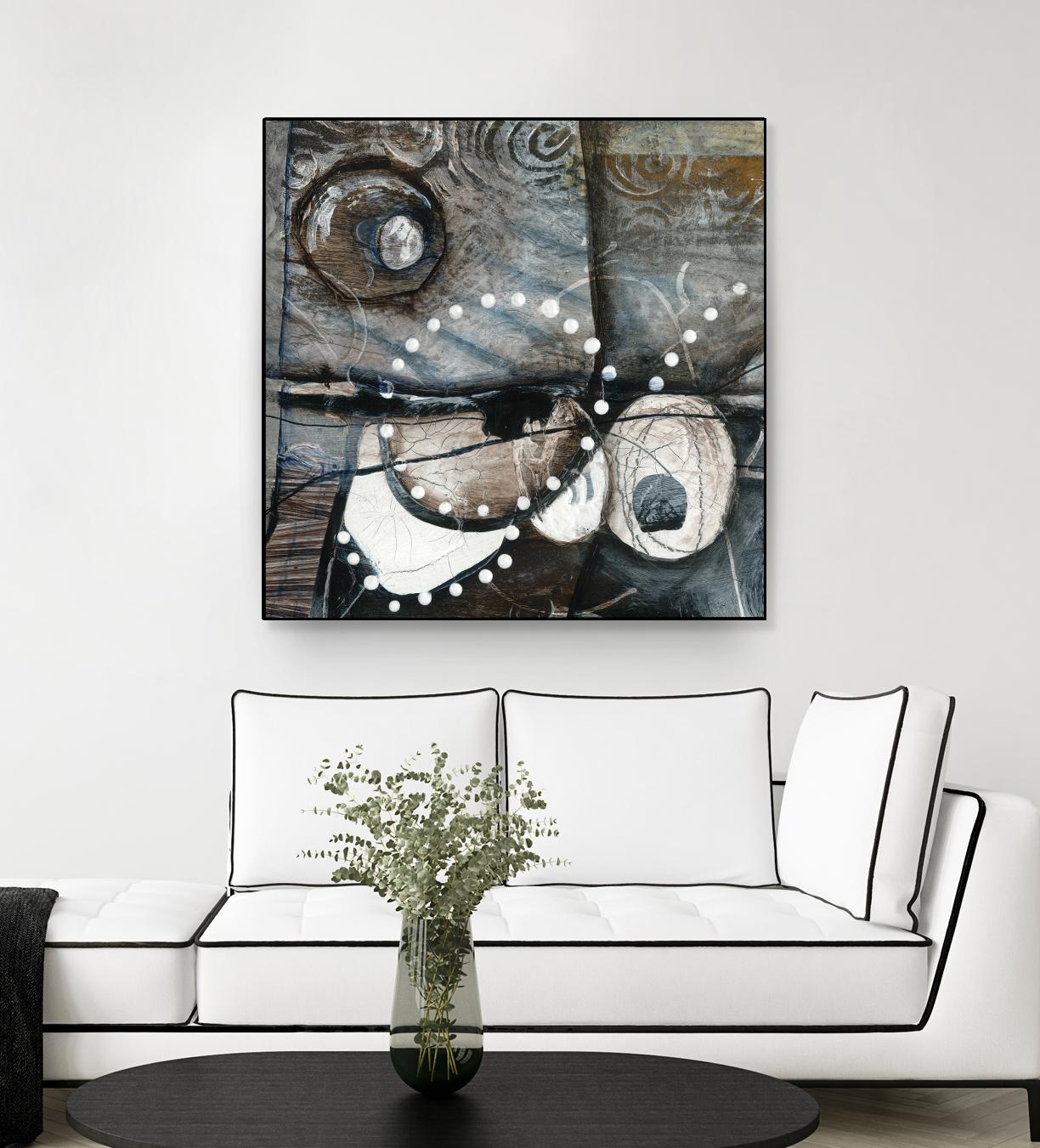 Irrégularité de l'écorce (Détail 1) by Sylvie Cloutier on GIANT ART - grey abstract
