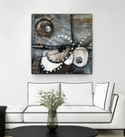 Irrégularité de l'écorce (Détail 1) by Sylvie Cloutier on GIANT ART - grey abstract