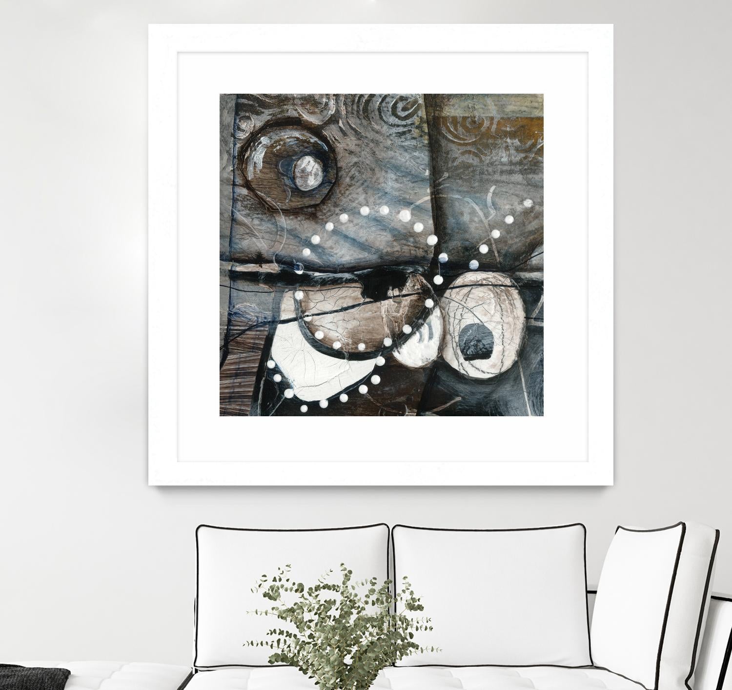 Irrégularité de l'écorce (Détail 1) by Sylvie Cloutier on GIANT ART - grey abstract