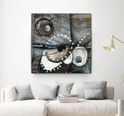 Irrégularité de l'écorce (Détail 1) by Sylvie Cloutier on GIANT ART - grey abstract