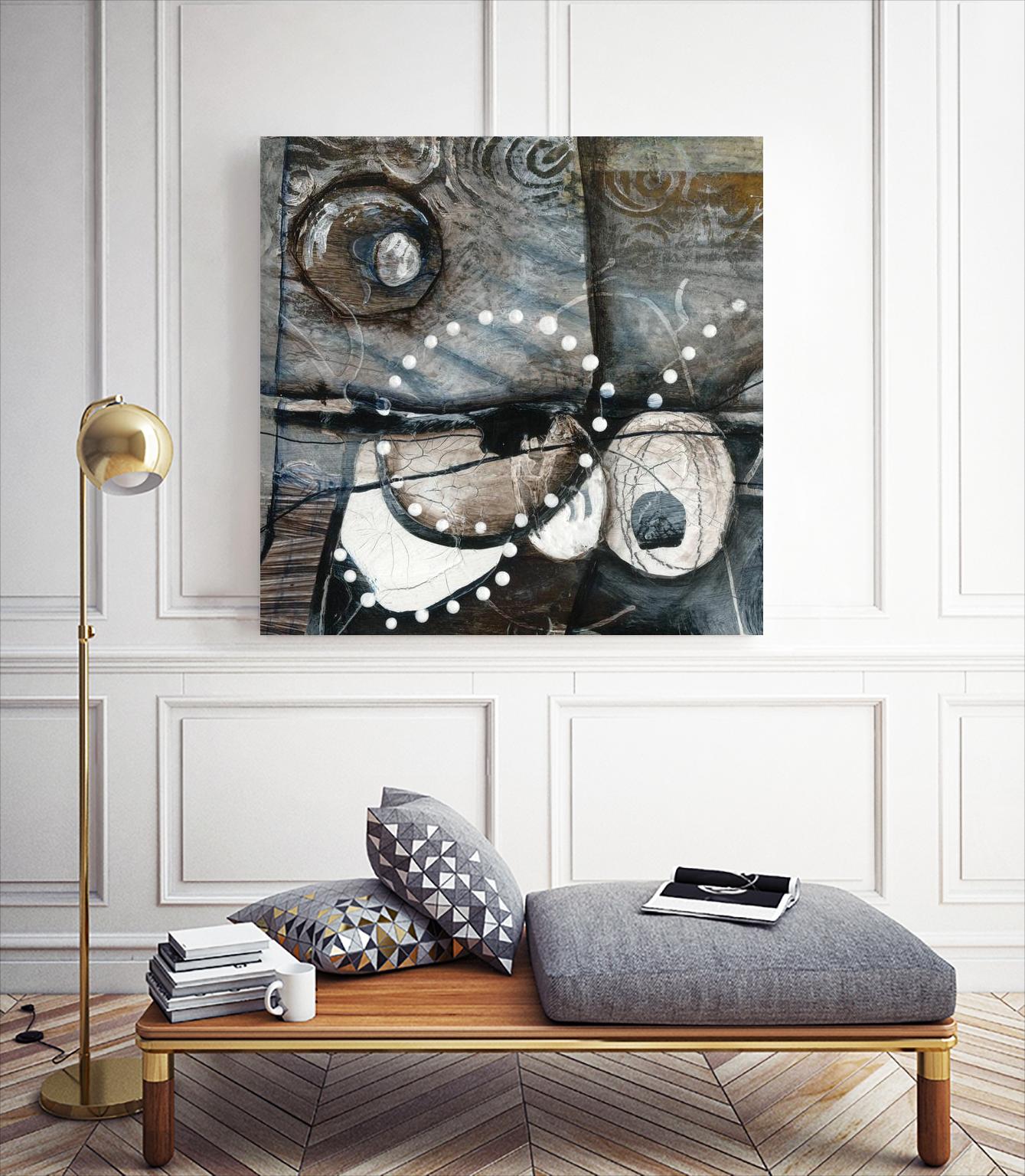 Irrégularité de l'écorce (Détail 1) by Sylvie Cloutier on GIANT ART - grey abstract