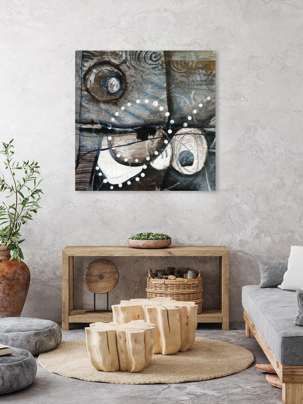 Irrégularité de l'écorce (Détail 1) by Sylvie Cloutier on GIANT ART - grey abstract