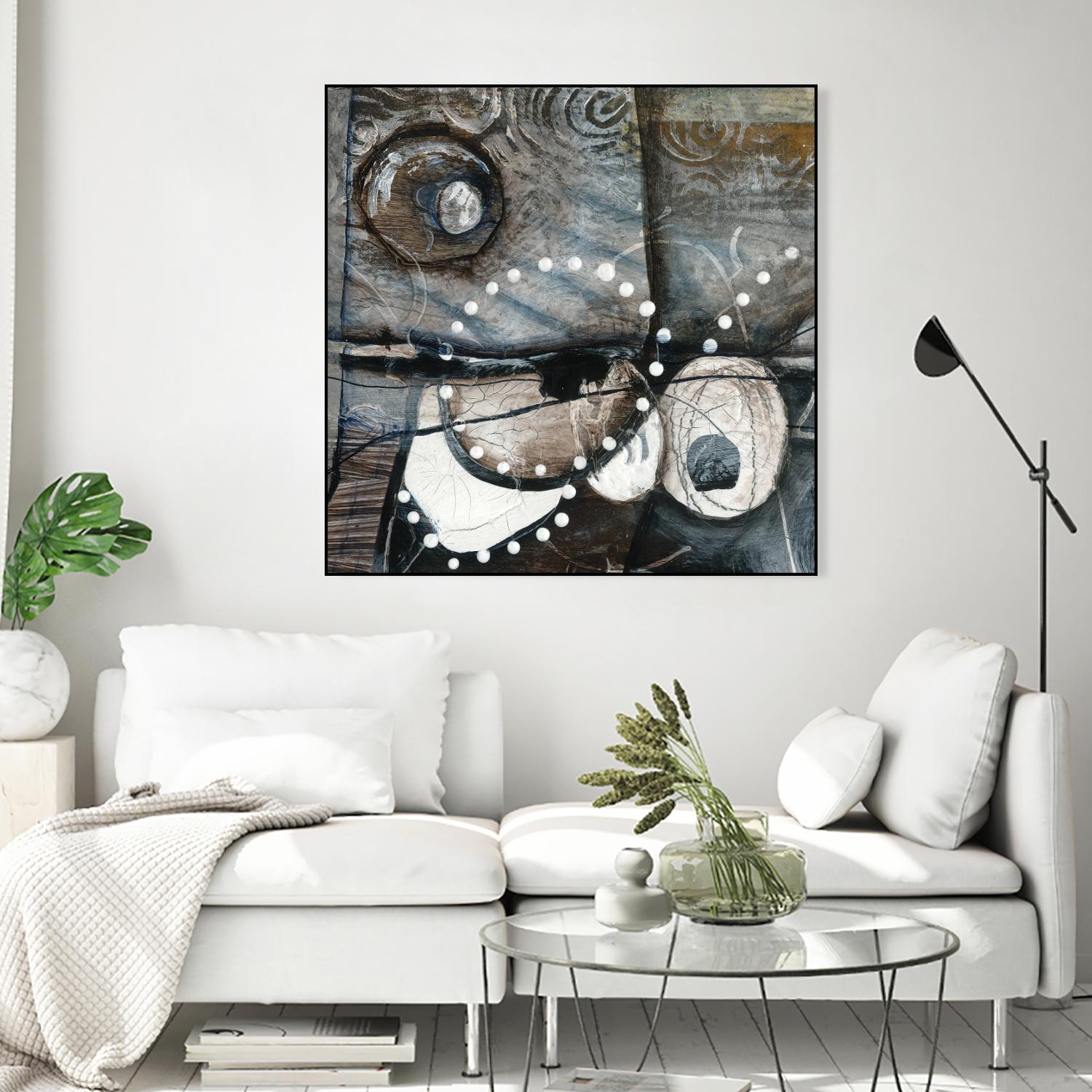 Irrégularité de l'écorce (Détail 1) by Sylvie Cloutier on GIANT ART - grey abstract