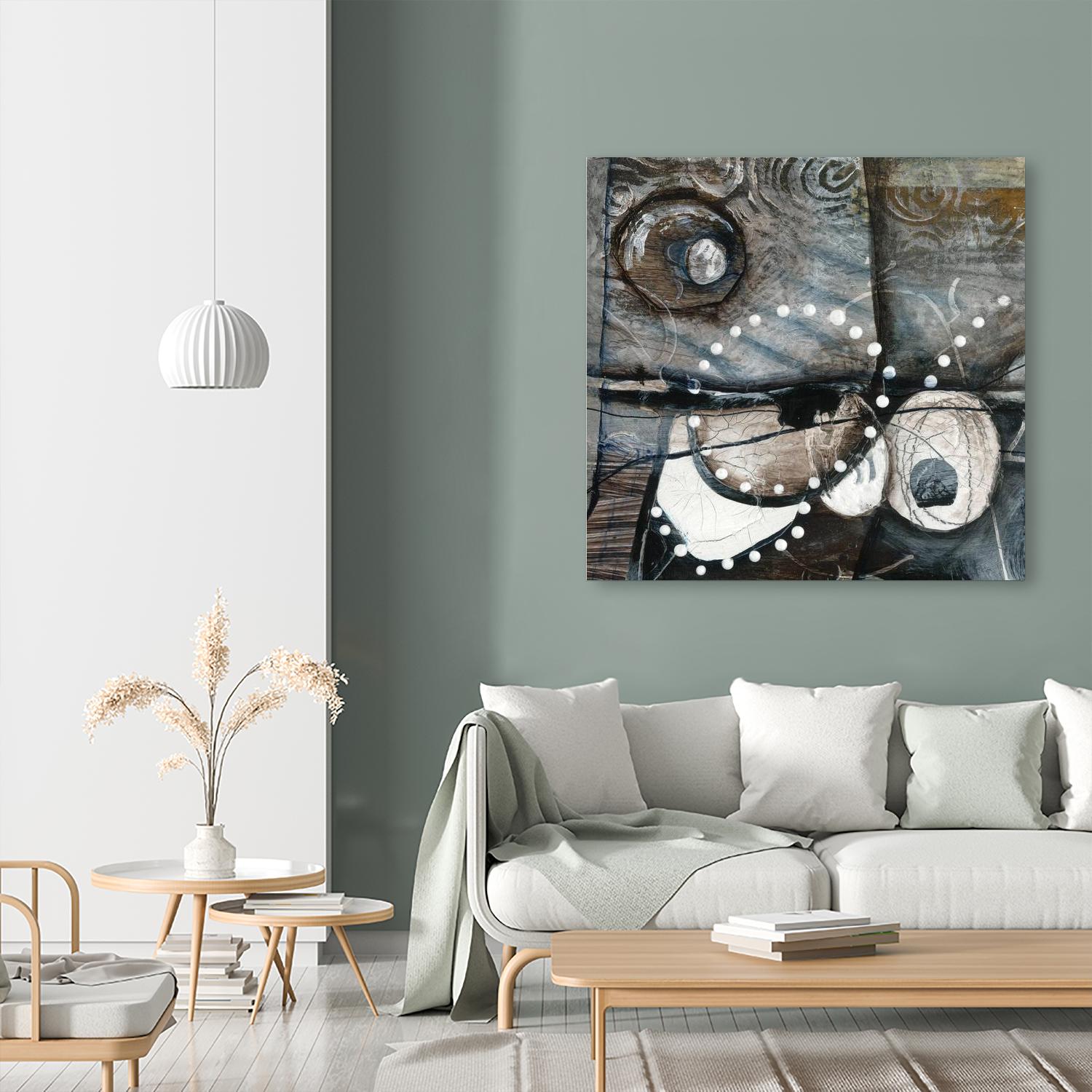Irrégularité de l'écorce (Détail 1) by Sylvie Cloutier on GIANT ART - grey abstract