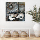 Irrégularité de l'écorce (Détail 1) by Sylvie Cloutier on GIANT ART - grey abstract