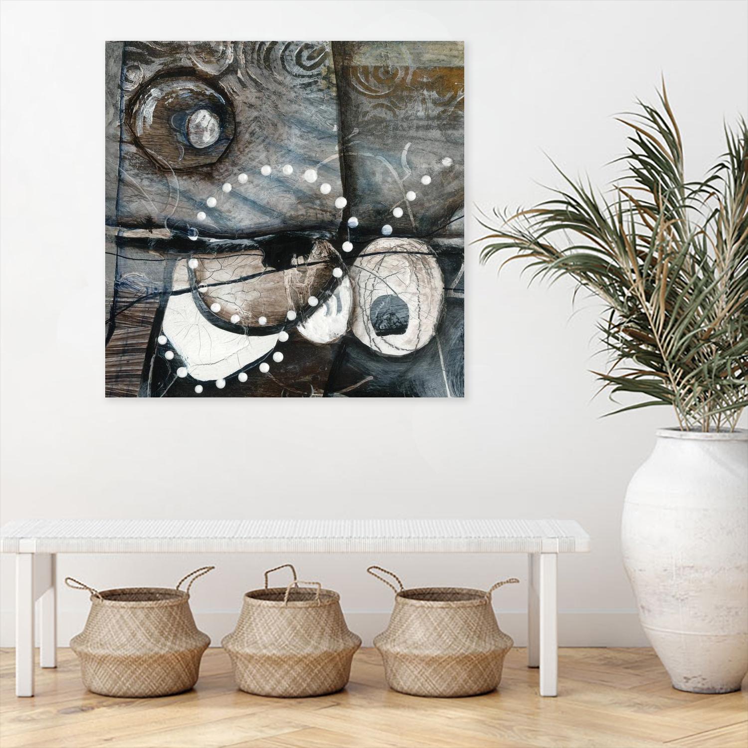Irrégularité de l'écorce (Détail 1) by Sylvie Cloutier on GIANT ART - grey abstract