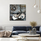 Irrégularité de l'écorce (Détail 1) by Sylvie Cloutier on GIANT ART - grey abstract