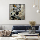 Signe de terre 3 (Détail 2) by Sylvie Cloutier on GIANT ART - grey abstract