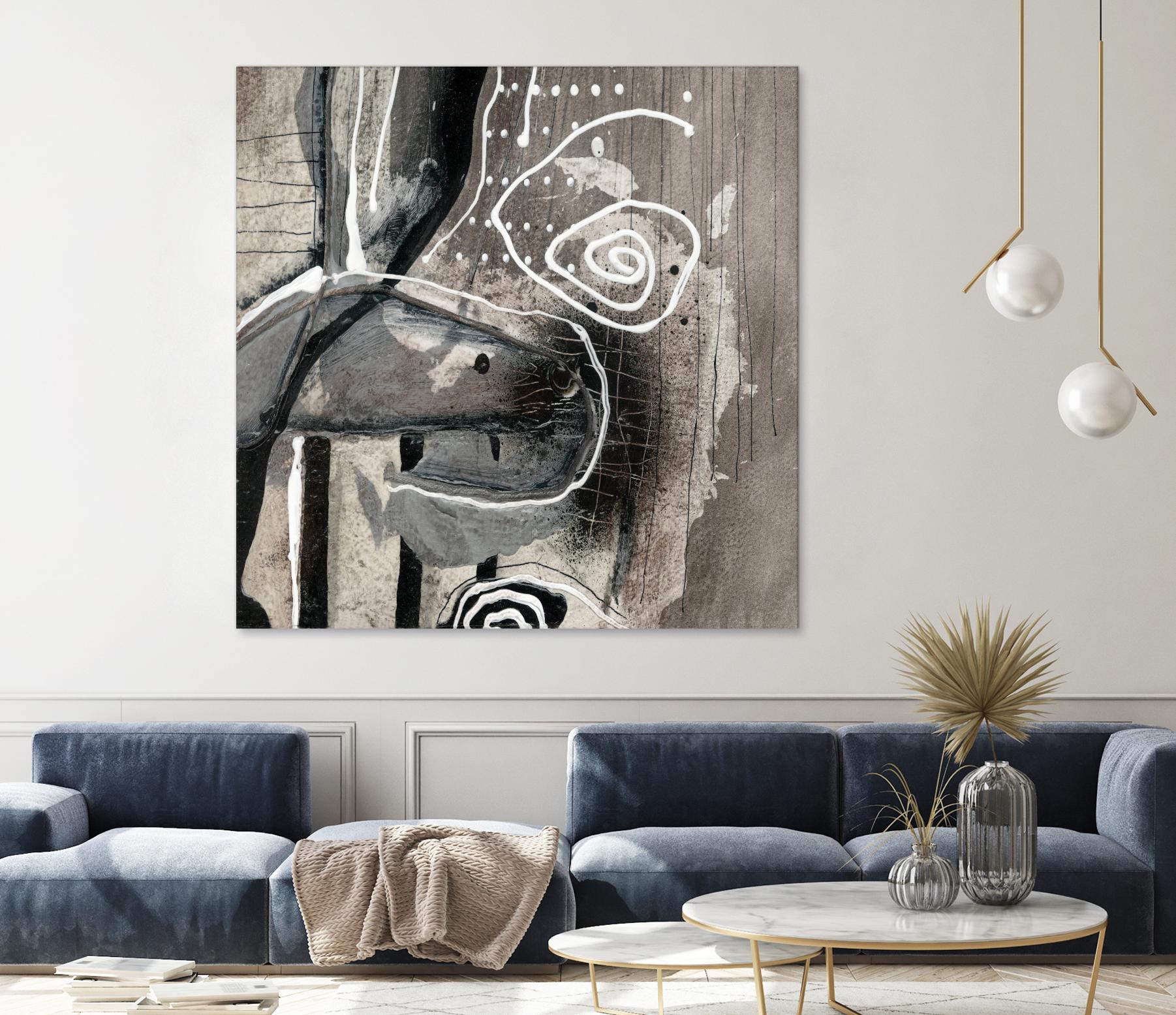 Fatalité (Détail 3) by Sylvie Cloutier on GIANT ART - white abstract