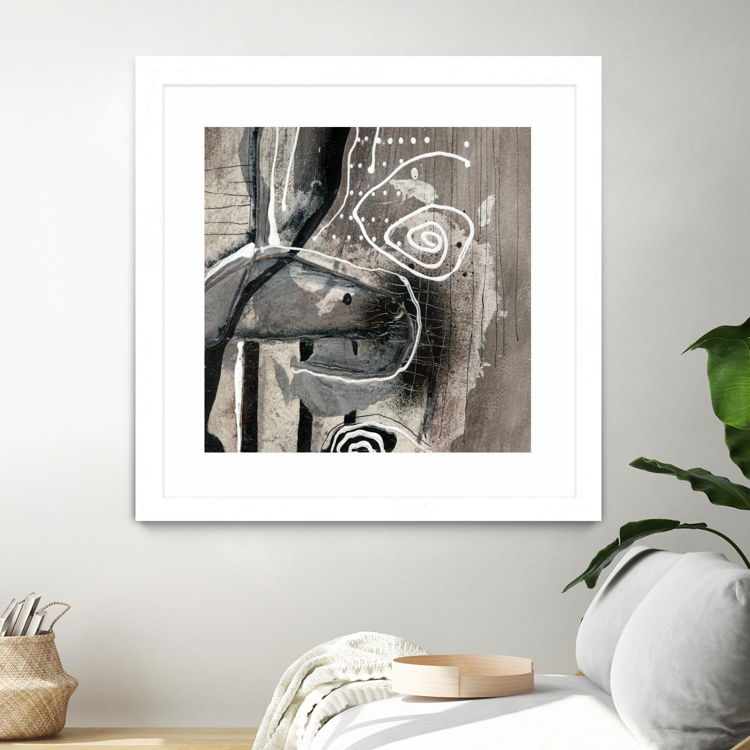 Fatalité (Détail 3) by Sylvie Cloutier on GIANT ART - white abstract