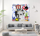 America by Carole  St-Germain on GIANT ART - red pop america