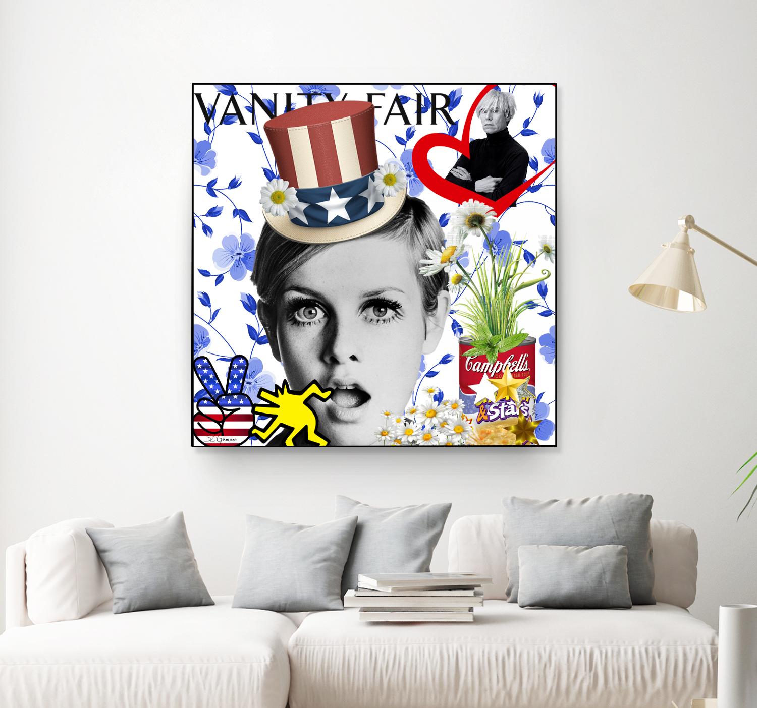 America by Carole  St-Germain on GIANT ART - red pop america