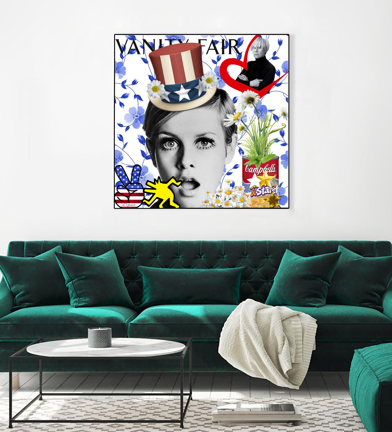 America by Carole  St-Germain on GIANT ART - red pop america