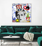 America by Carole  St-Germain on GIANT ART - red pop america
