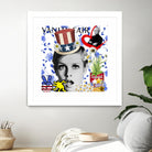 America by Carole  St-Germain on GIANT ART - red pop america