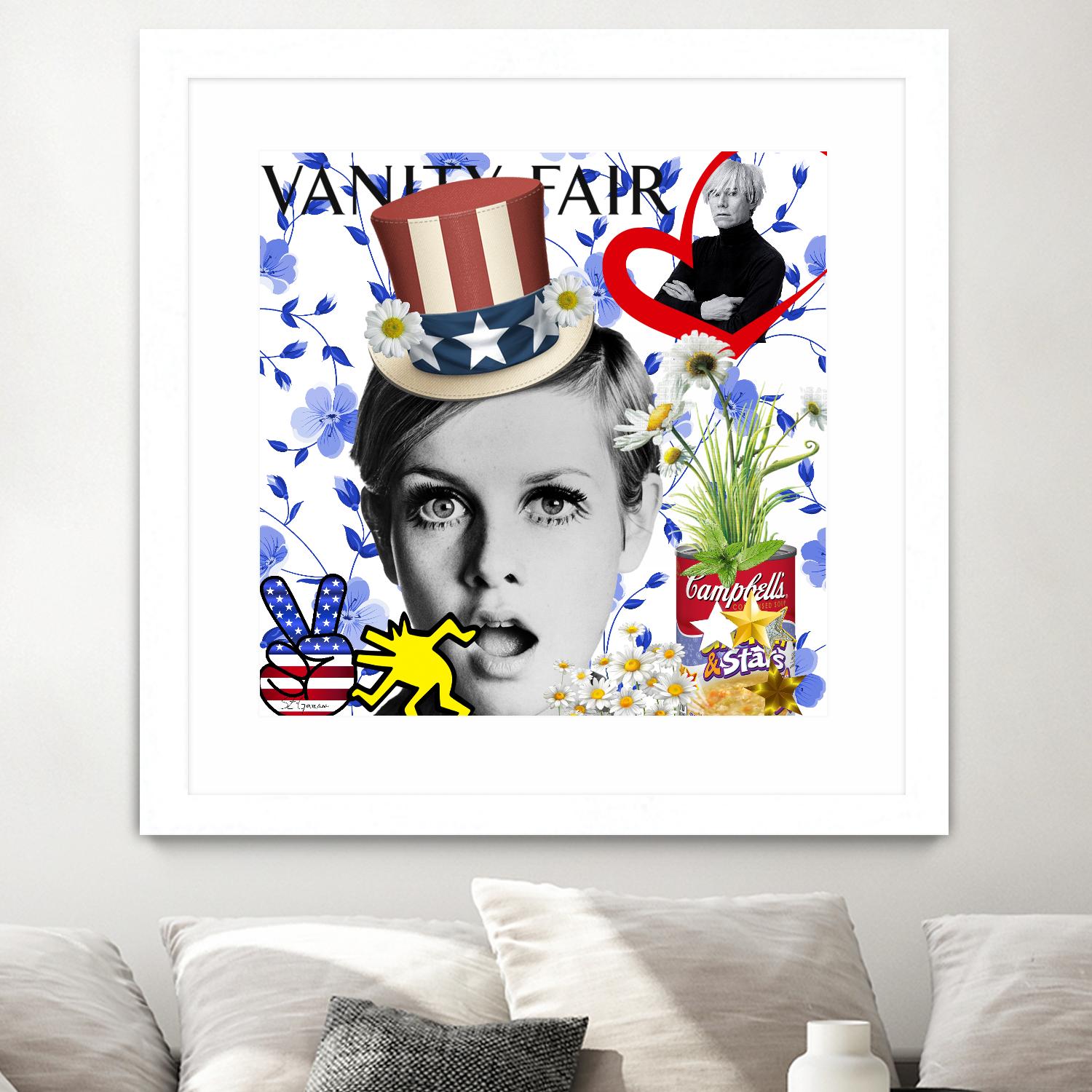 America by Carole  St-Germain on GIANT ART - red pop america