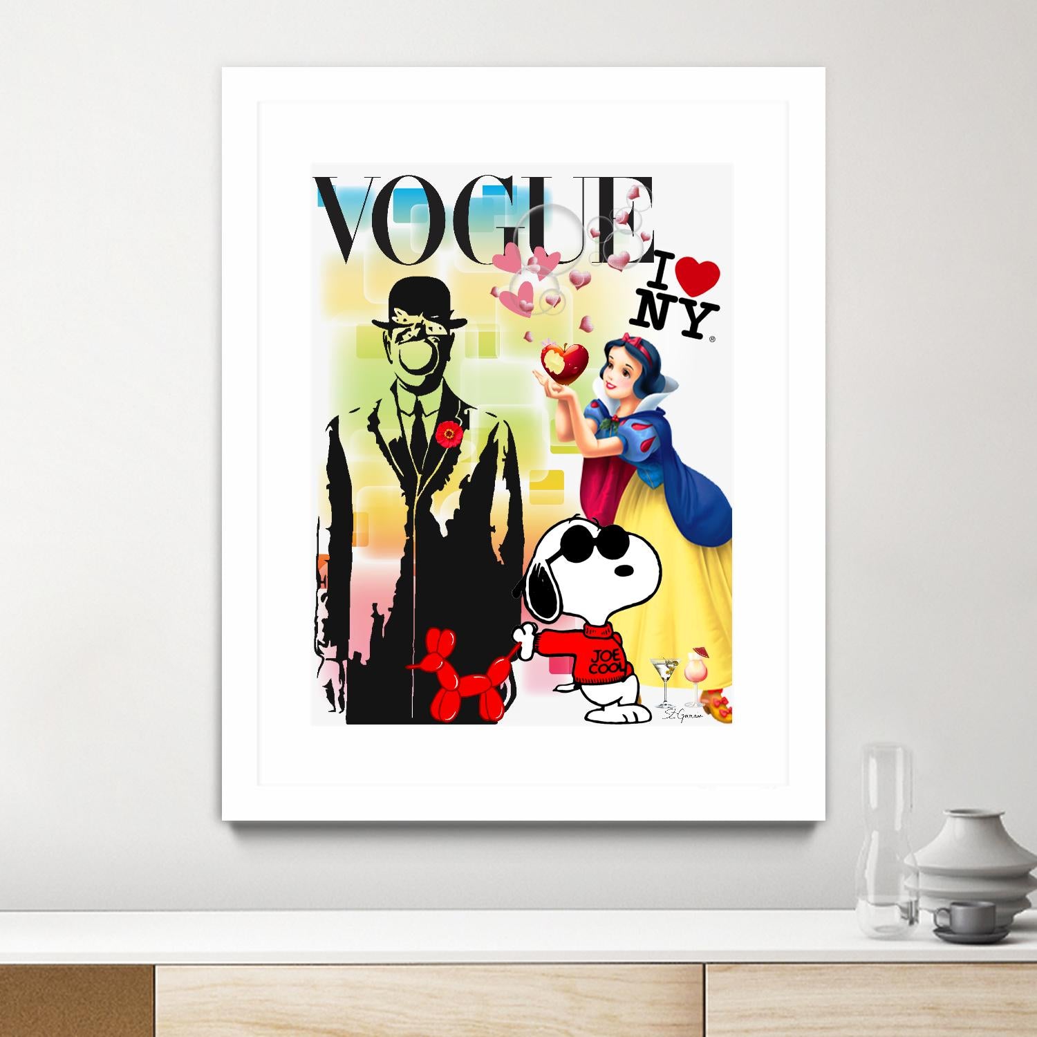 Be Cool by Carole St-Germain on GIANT ART - red digital 