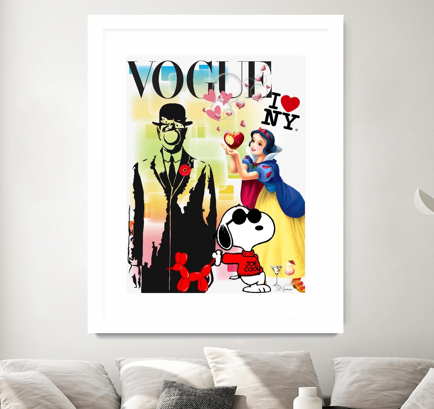Be Cool by Carole St-Germain on GIANT ART - red digital 
