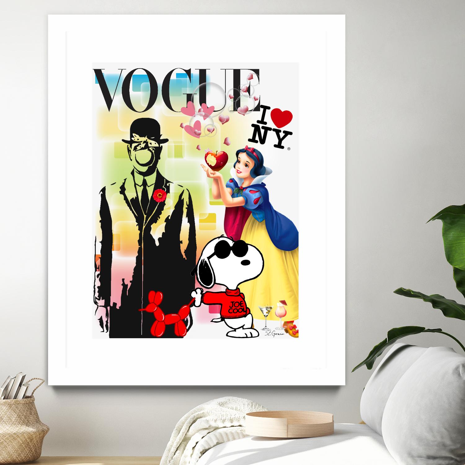 Be Cool by Carole St-Germain on GIANT ART - red digital 