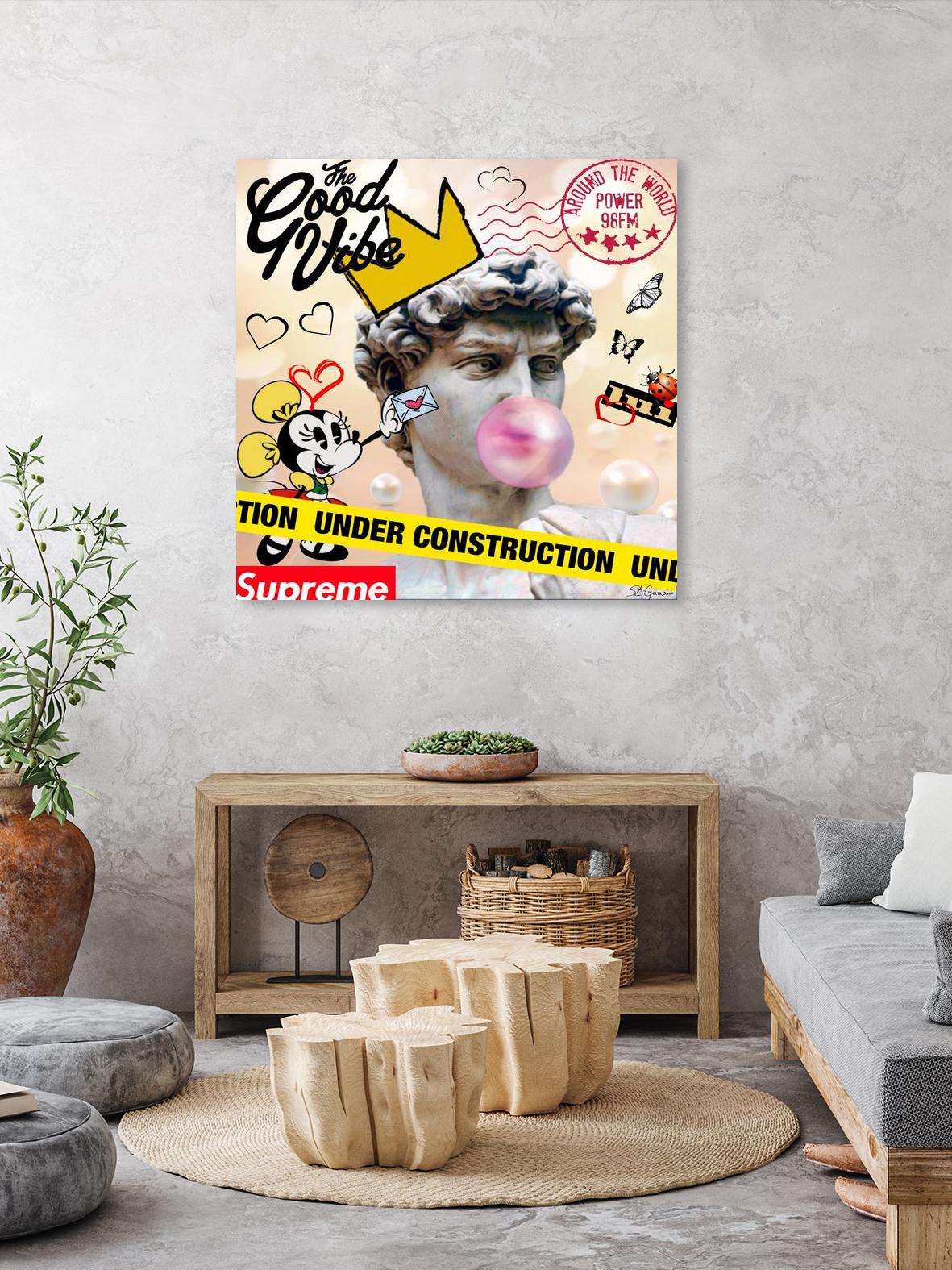 My David by Carole St-Germain on GIANT ART - red digital mini mouse