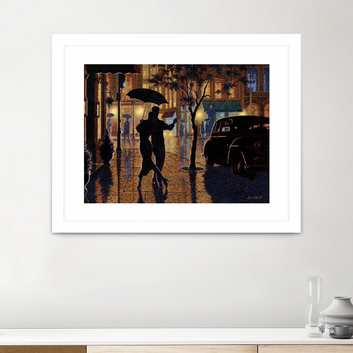 Au parfait du présent by Denis Nolet on GIANT ART - gold la nuit