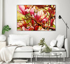 Connection by Mary McLorn Valle on GIANT ART - green floral