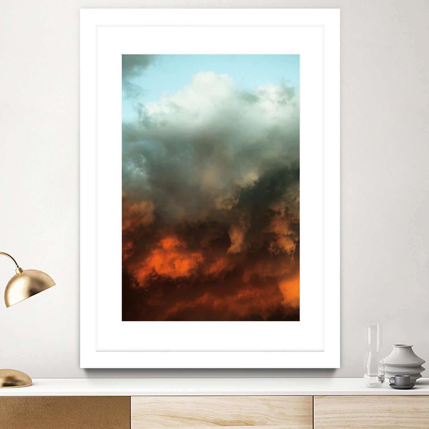 Global Warning by Ivan Ballack on GIANT ART - blue photo art