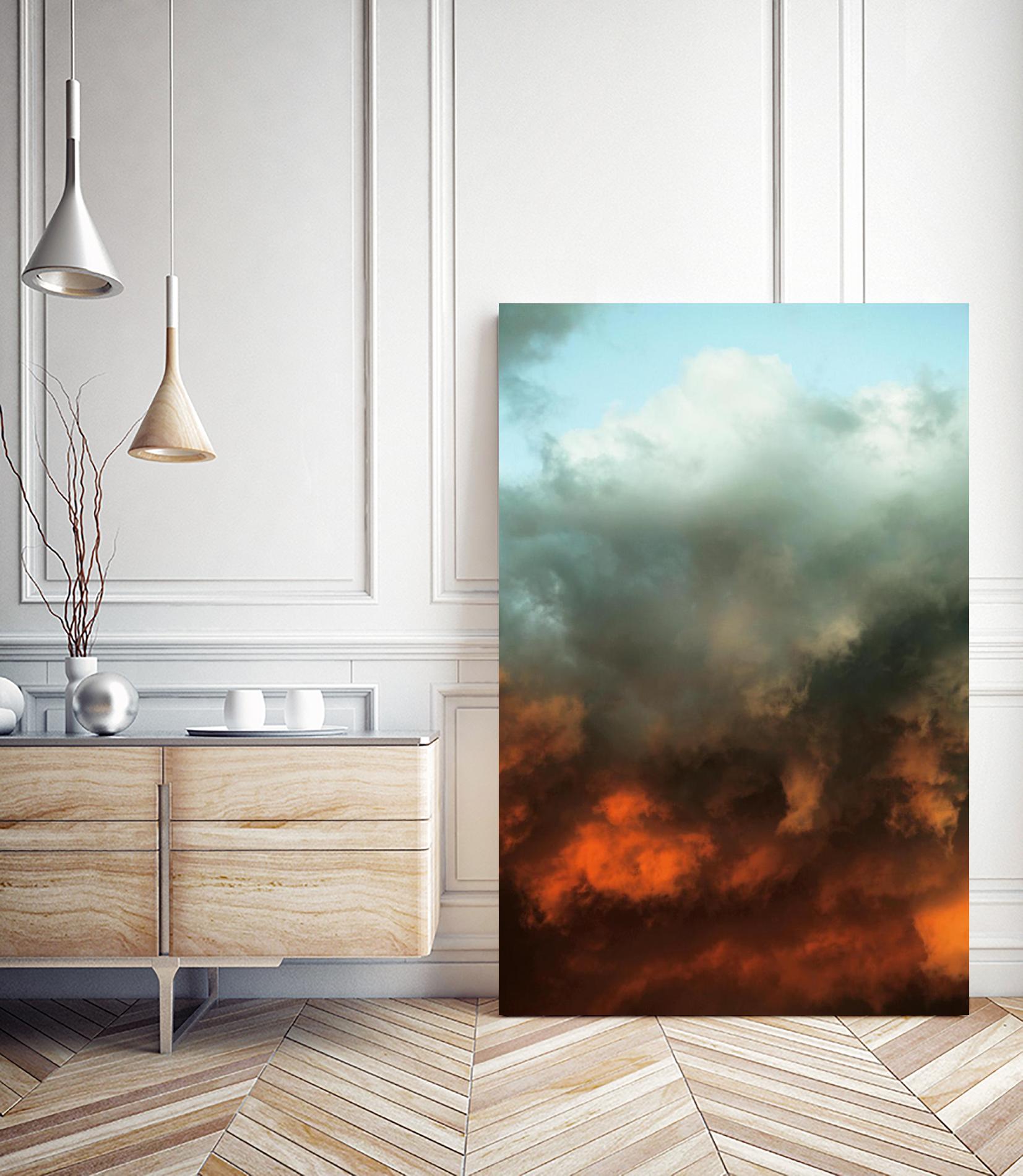 Global Warning by Ivan Ballack on GIANT ART - blue photo art