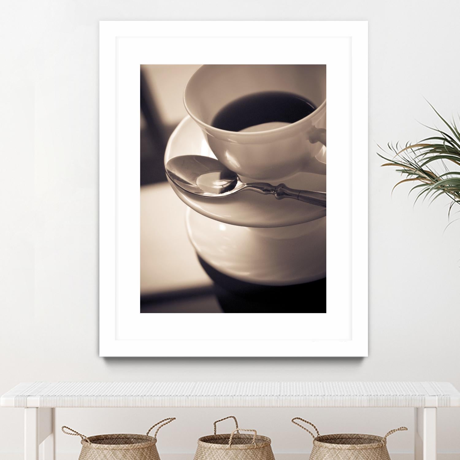 Arôme du matin by Jean-François Dupuis on GIANT ART - beige still life sépia