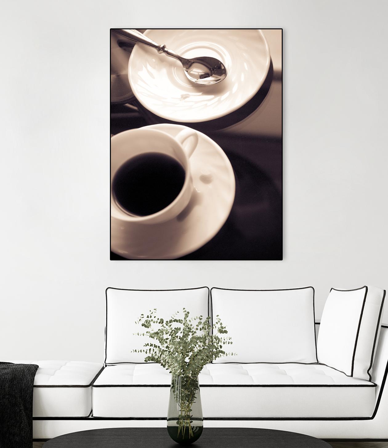 Caféfolie by Jean-François Dupuis on GIANT ART - black kitchen