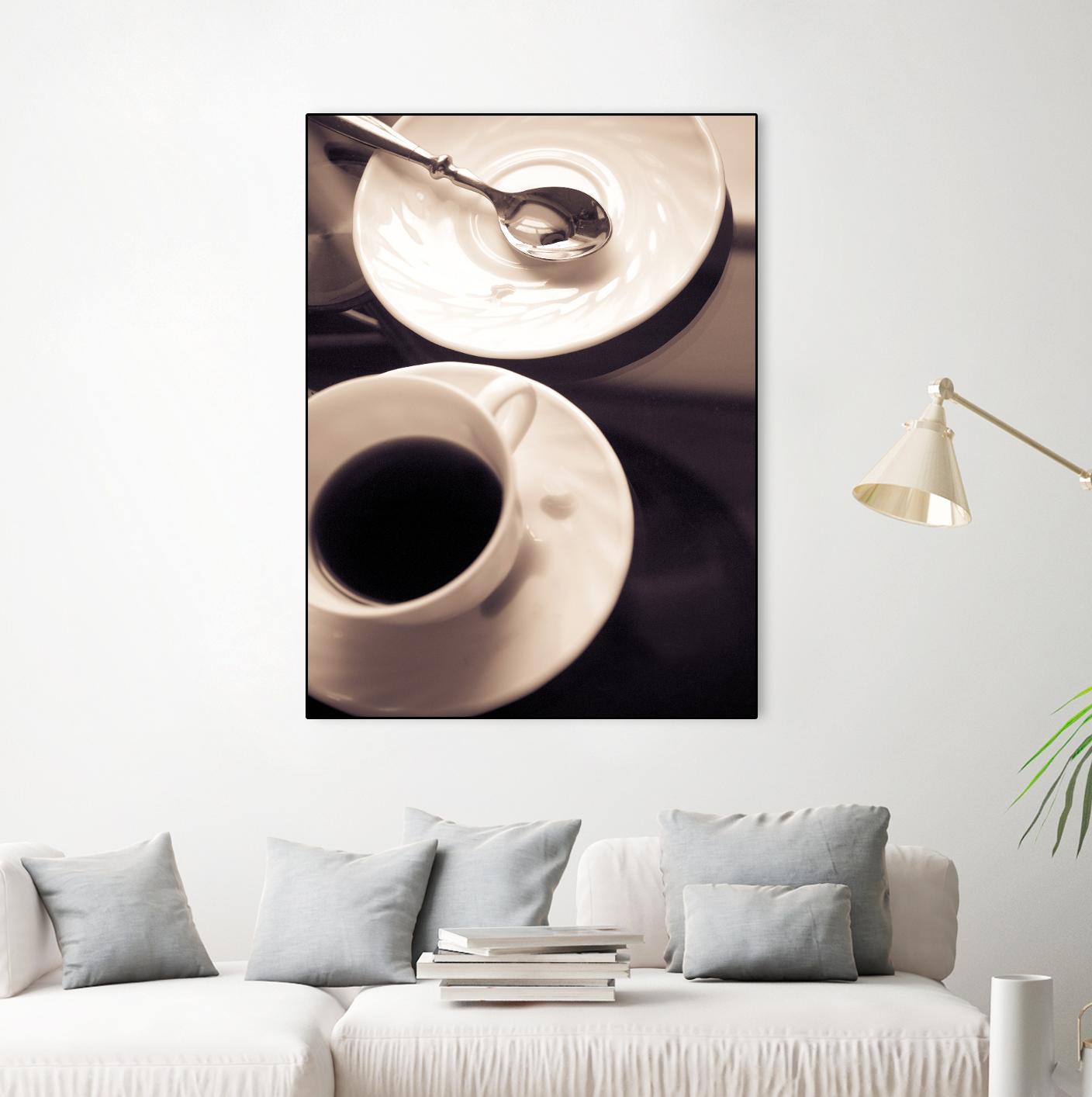 Caféfolie by Jean-François Dupuis on GIANT ART - black kitchen