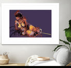 Nude I by Jacques Clement on GIANT ART - beige figurative pastel