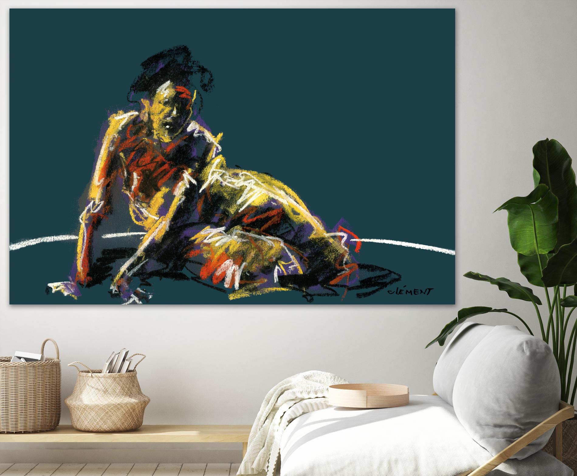 Nude II by Jacques Clement on GIANT ART - beige nude