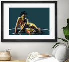 Nude II by Jacques Clement on GIANT ART - beige figurative pastel