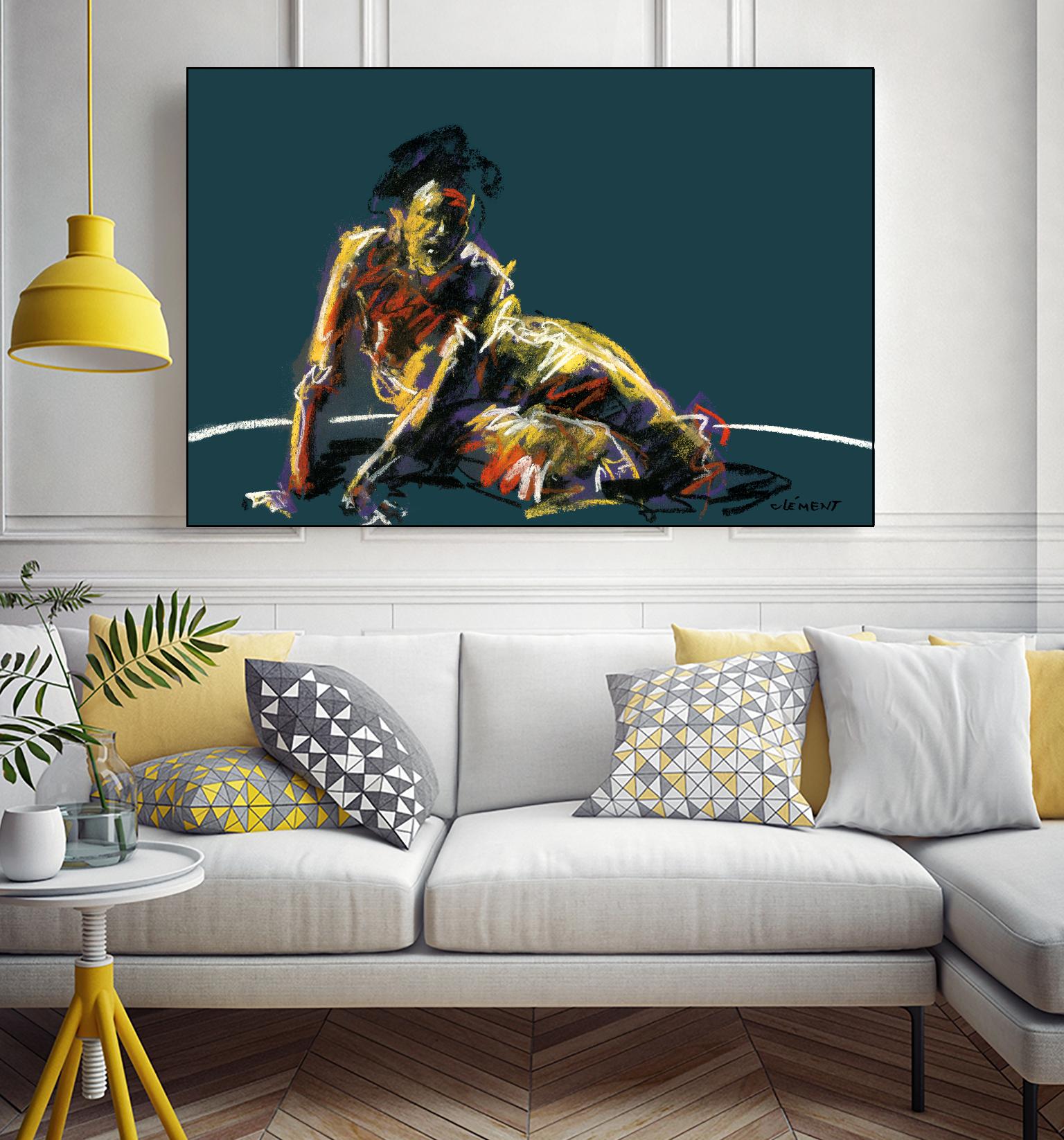 Nude II by Jacques Clement on GIANT ART - beige nude