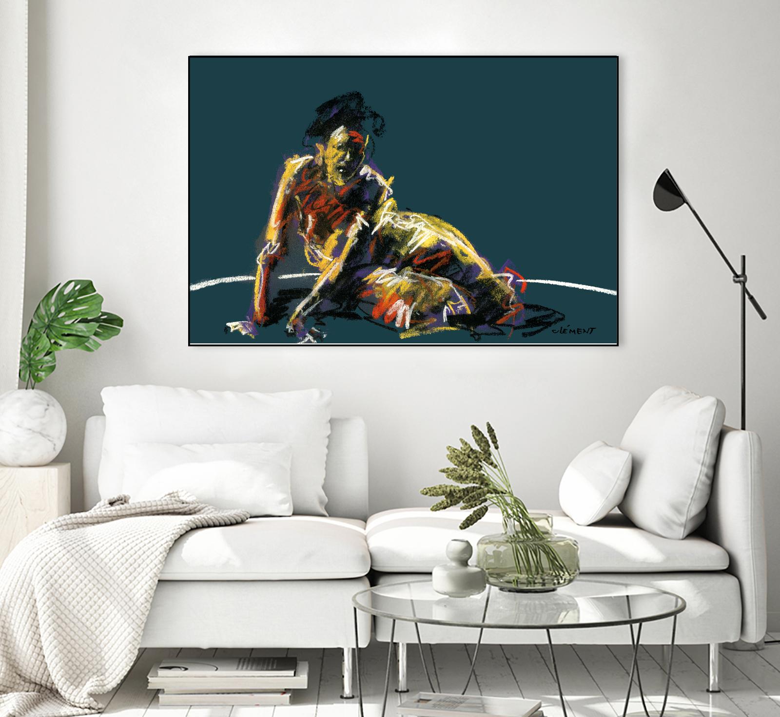 Nude II by Jacques Clement on GIANT ART - beige nude