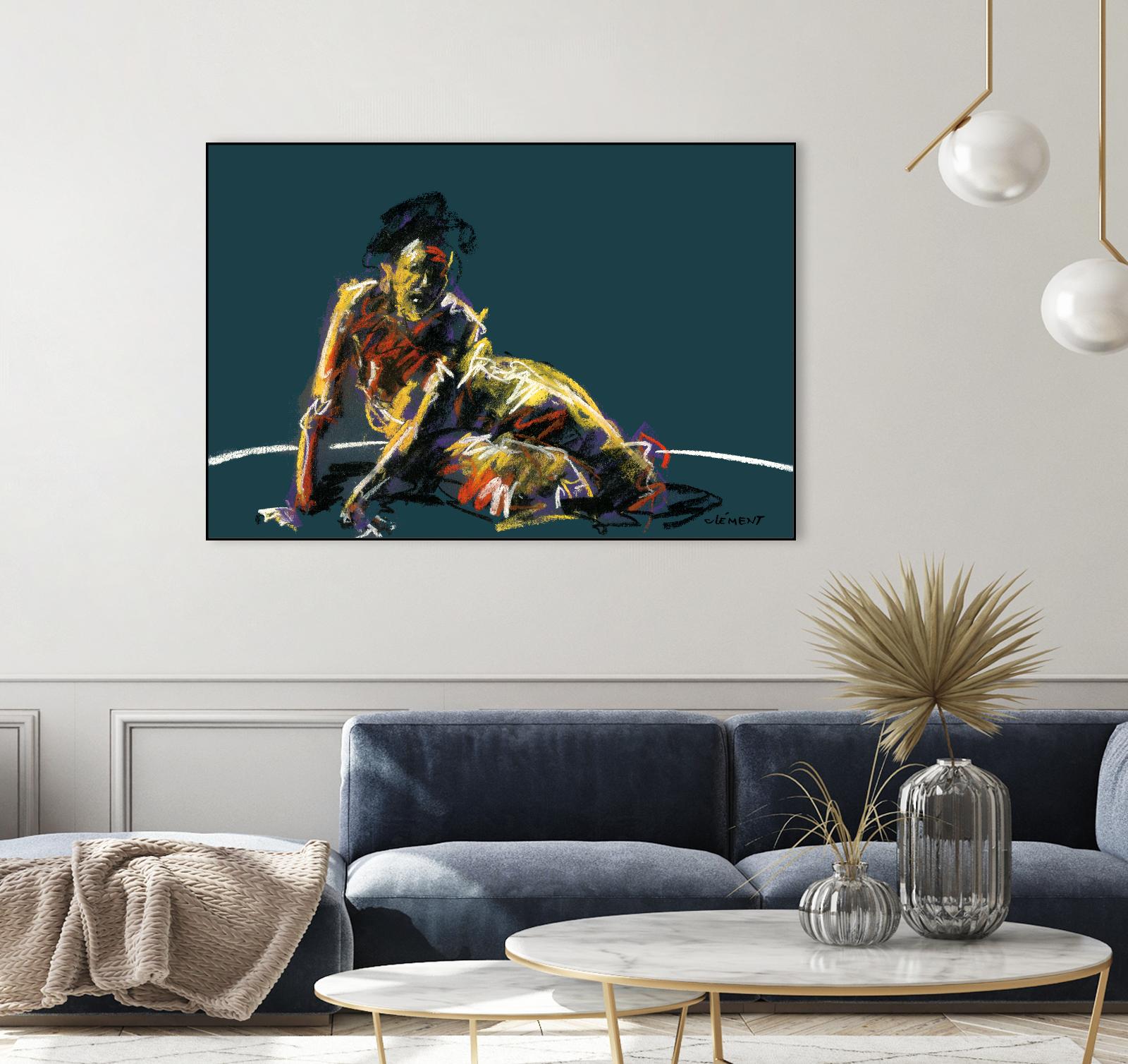 Nude II by Jacques Clement on GIANT ART - beige nude