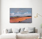 Pastel Landscape VIII by Jacques Clement on GIANT ART - green landscape
