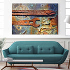 Rusty Tools I by Jean-François Dupuis on GIANT ART - blue photo art