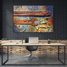 Rusty Tools I by Jean-François Dupuis on GIANT ART - blue photo art