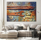 Rusty Tools I by Jean-François Dupuis on GIANT ART - blue photo art