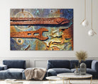 Rusty Tools I by Jean-François Dupuis on GIANT ART - blue photo art