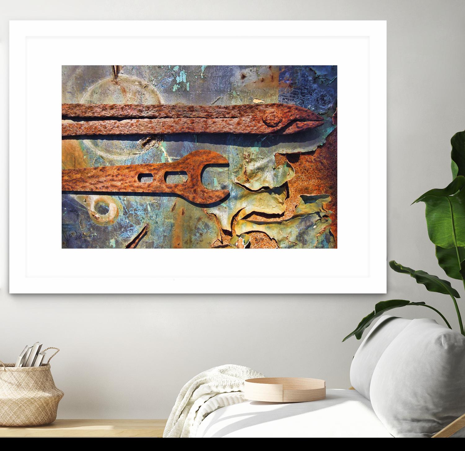 Rusty Tools I by Jean-François Dupuis on GIANT ART - orange still life factory