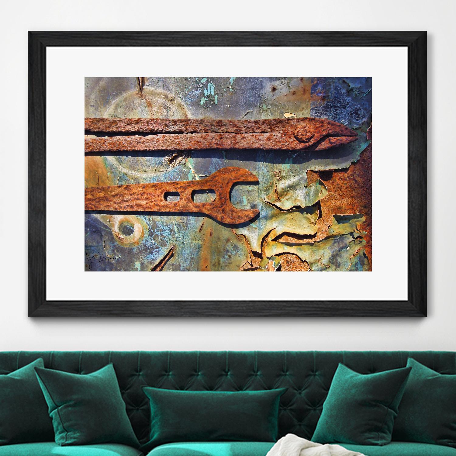Rusty Tools I by Jean-François Dupuis on GIANT ART - orange still life factory